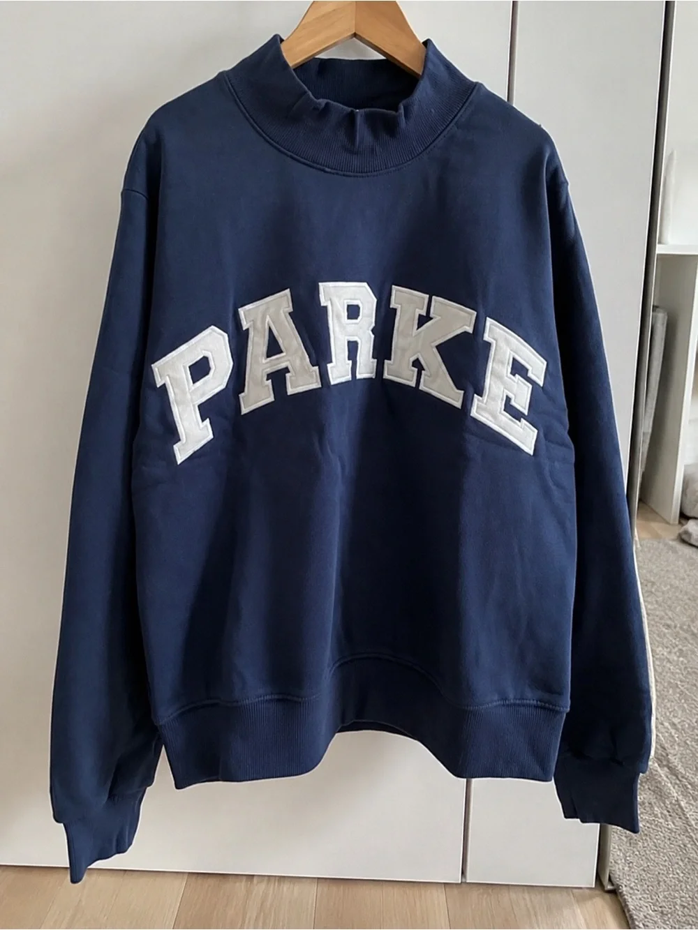 PARKE Navy Pullover Sweatshirt - Women's Top